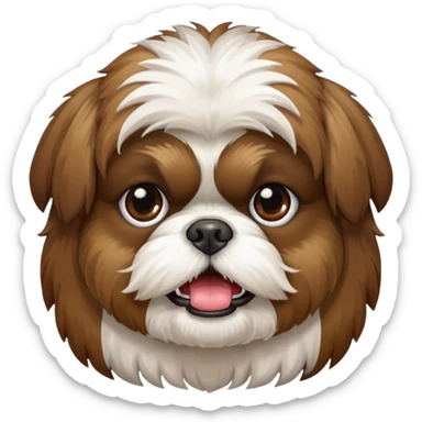 Shih Tzu dog poisoned sticker