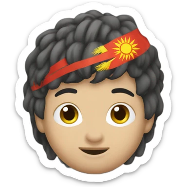 Kyrgyzstan flah sticker