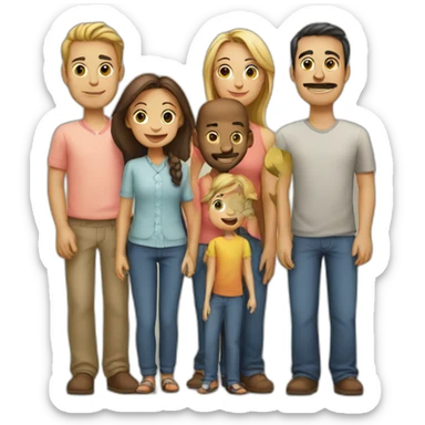 Familie sticker