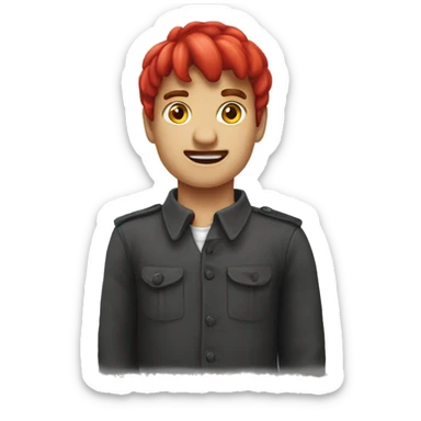 Faccine rosse sticker