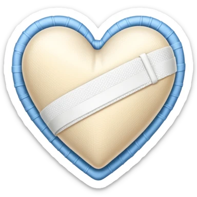 Bandage heart sticker