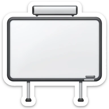 whiteboard in classroo sticker