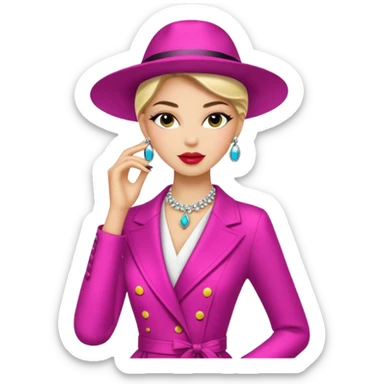 Vogue journal  sticker