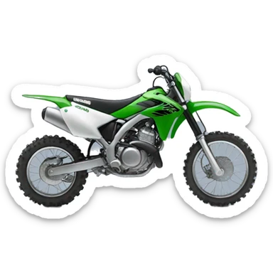 Kawasaki dirt bike  sticker