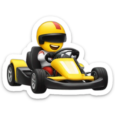 Karting sticker