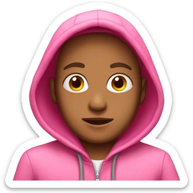 pink hoodie/jacket  sticker