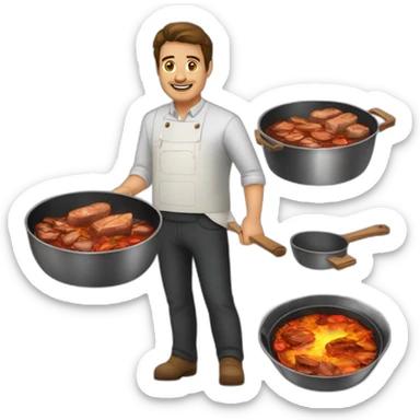enano asador bostero sticker