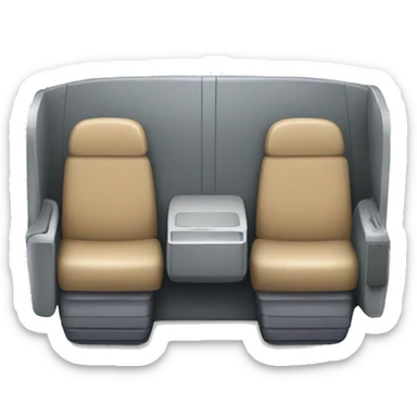 A first class seat sticker