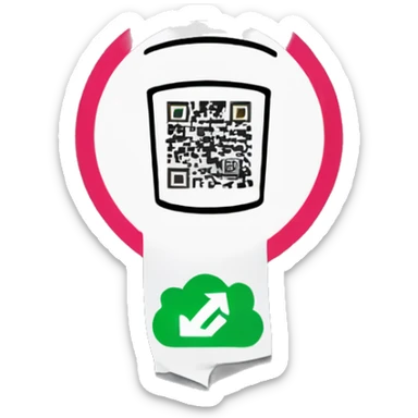 qr code sticker on wheelie bin sticker