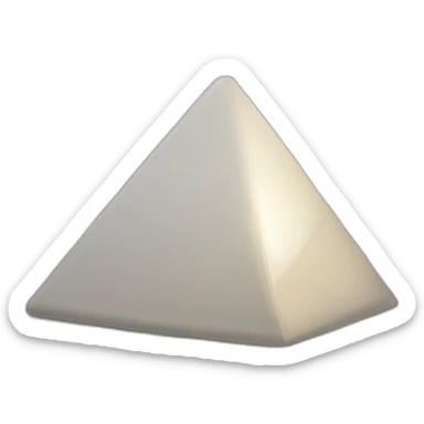 Grain of luxor hotel with a white triangle sticker