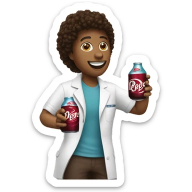 Kirua wirh a dr pepper sticker