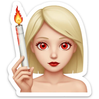 Marihuana,porros,blonds,bongs,ojos rojos todo separado en diferentes imagines alternativas sticker