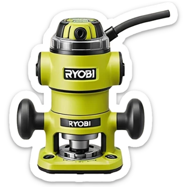 ONE+ 18V Cordless Compact Fixed Base Router RYOBI with gray  sticker