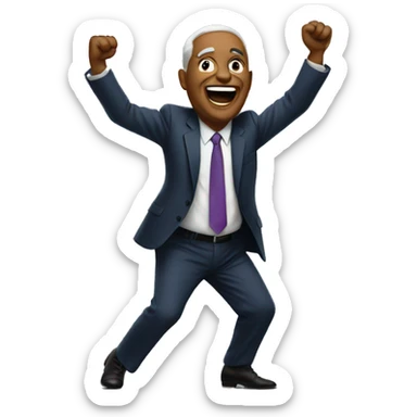 A politician dancing sticker