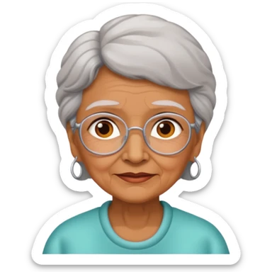 grandmother latin sticker