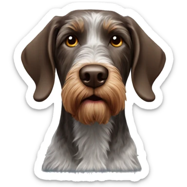 Wirehaired Pointer  sticker