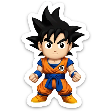 Súper Saiyan Goku sticker