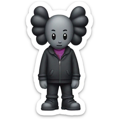 Kaws sticker