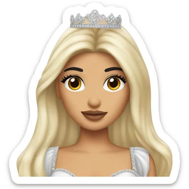 Kylie Jenner as a princess sticker