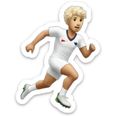 paris st germanin player running white skin sticker