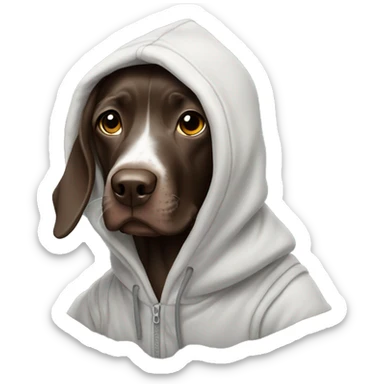 Gsp wearing hoodie  sticker