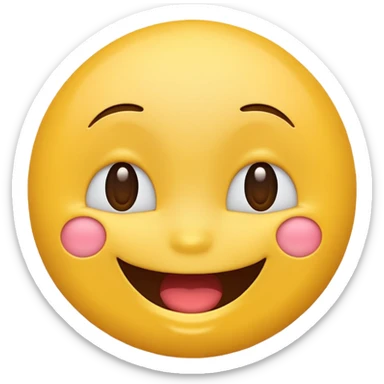 Giggling emoji  sticker