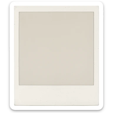 aesthetic polaroid photo, no background sticker