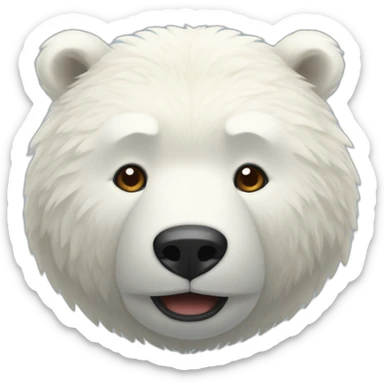 Oso polar animado sticker