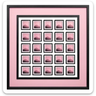pink photo gallery sticker