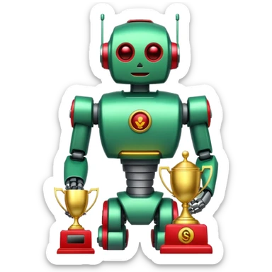 💰 Balance/Guthaben
📈 Profit (grün)
📉 Loss (rot)
🏆 Trophy/Pokal
🤖 AI/Robot
🔒 Security/Schloss

Modern EMojis sticker