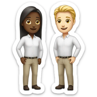 two-Colleagues-on-a-meeting-white-skin sticker