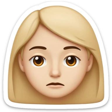 Jealous (cute)

minimalist flat emoji face, slight pout, side glance, playful jealousy, thin outline, transparent background sticker