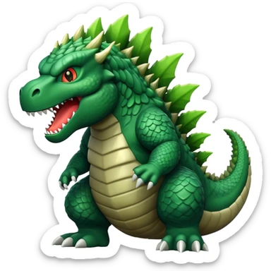 make Godzilla sticker