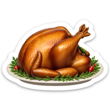 roast turkey sticker