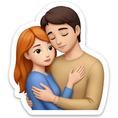 intimate moment between lovers sticker