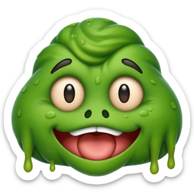 Disgust emoji sticker