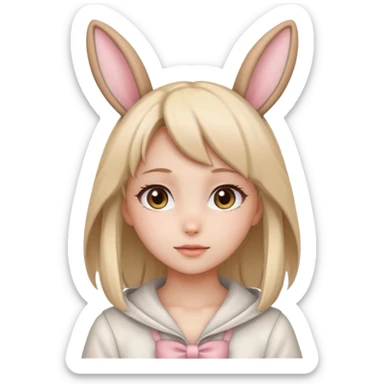 Bunny girl anime sticker