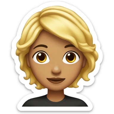 dos chica, una con cabello rojiso rizado y otra con cabello negro y corto hasta por las axilas sticker