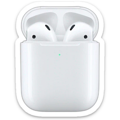 airpods white sticker