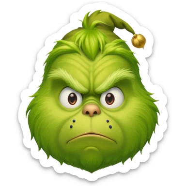 The Grinch sticker