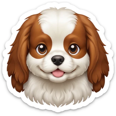 Cavalier spaniel sticker