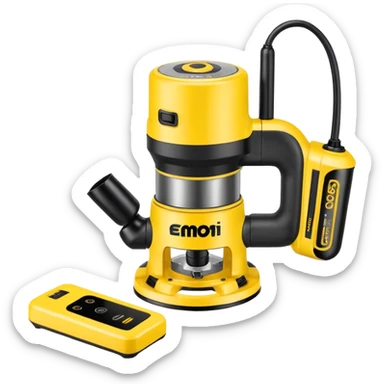 ONE+ 18V Cordless Compact Fixed Base Router emoji style  sticker