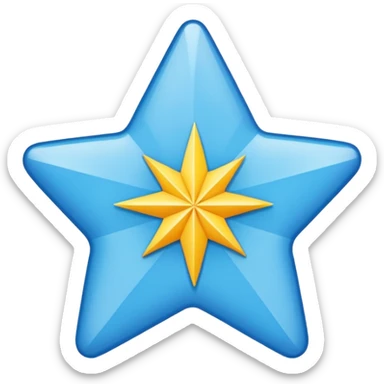 This image shows a blue badge with a white check mark in the center. The badge has a starburst or seal-like shape, often used to represent verification, certification, or approval. It's similar to the "verified" icon seen on social media platforms to show that an account is authentic or official.

 sticker