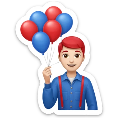 Street Balloon Seller sticker