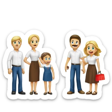 Rewe Familie Schmitz supermarket we Bertel sticker