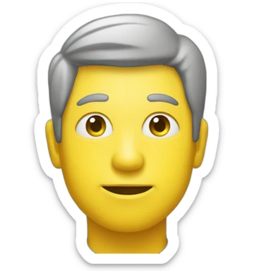 Un homme portant une étoile jaune avec le H sticker