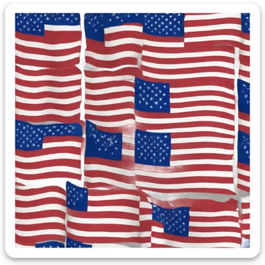 flag of a fictional country sticker