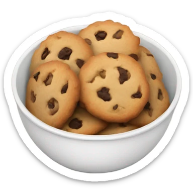 bowl of cookies sticker