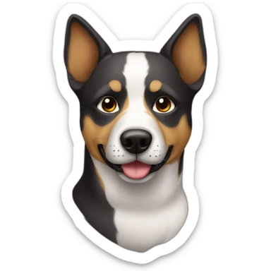 Perro con antifaz  sticker