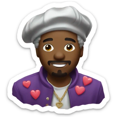 outkast holding hearts sticker